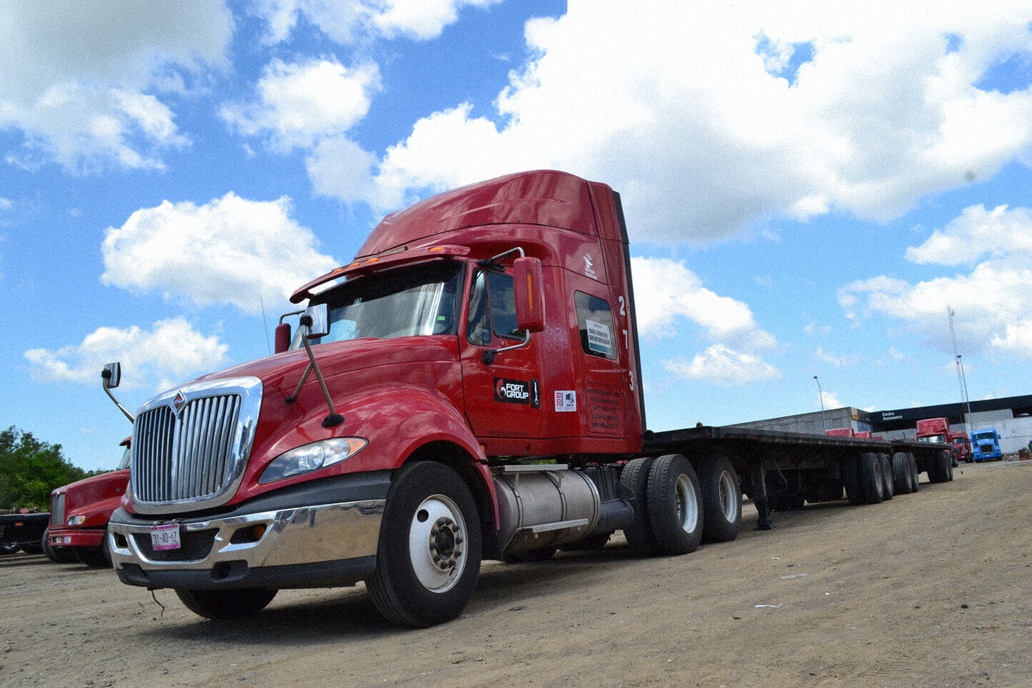 Camión de plataforma